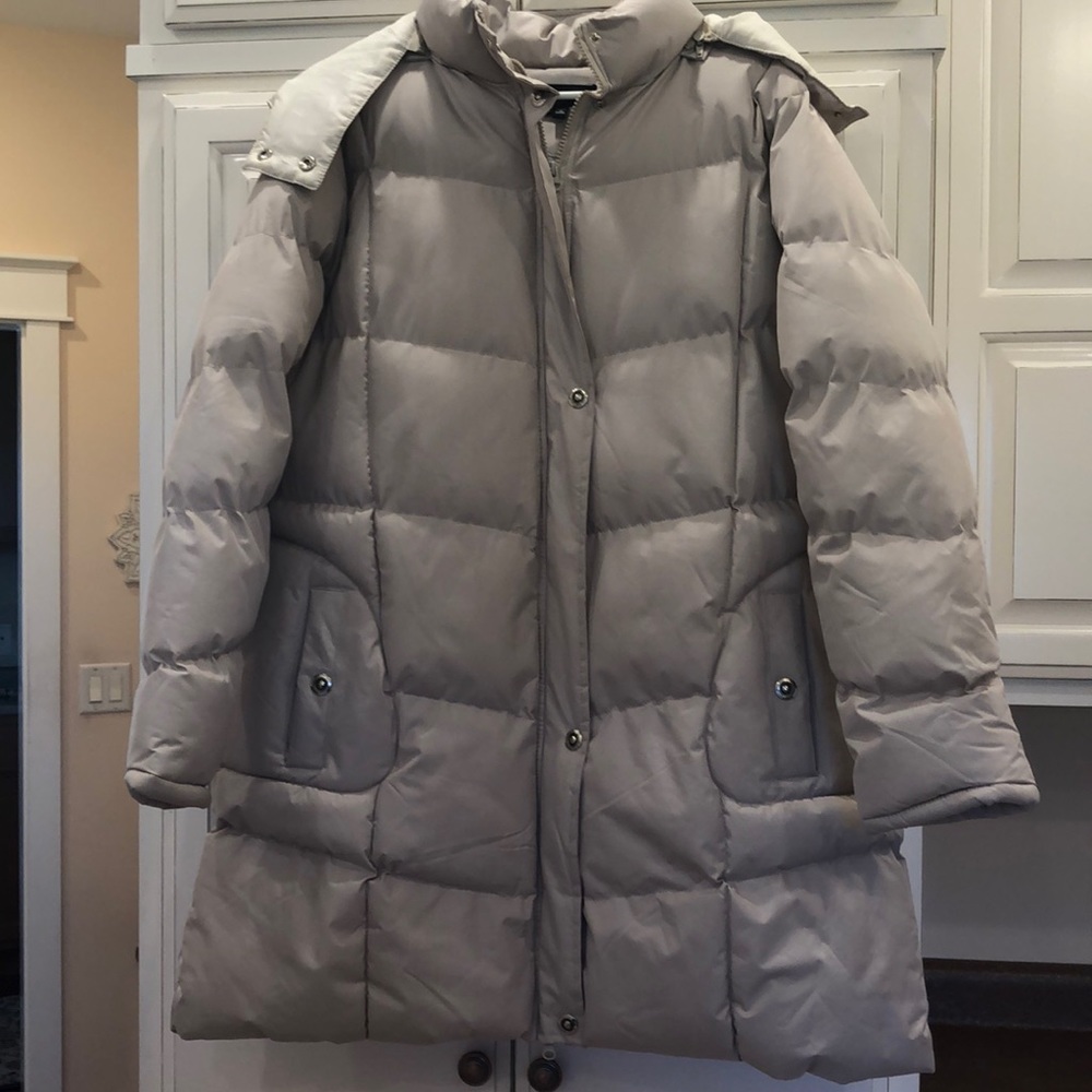 KC Collection hooded zip front winter puffer coat size XL
